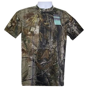 Camiseta para hombre Real Tree Camuflaje Bosque Estampado en la Selva Mangas Cortas - Imagen 1 de 1