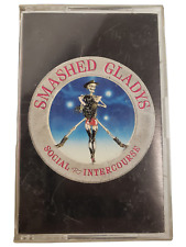 SMASHED GLADYS Social Intercourse CASSETTE Glam Rock 1988 Elektra Free Shipping