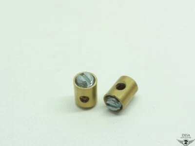 2 x Gaszug Nippel 5 x 7 für Hercules Mofa Moped Mokick