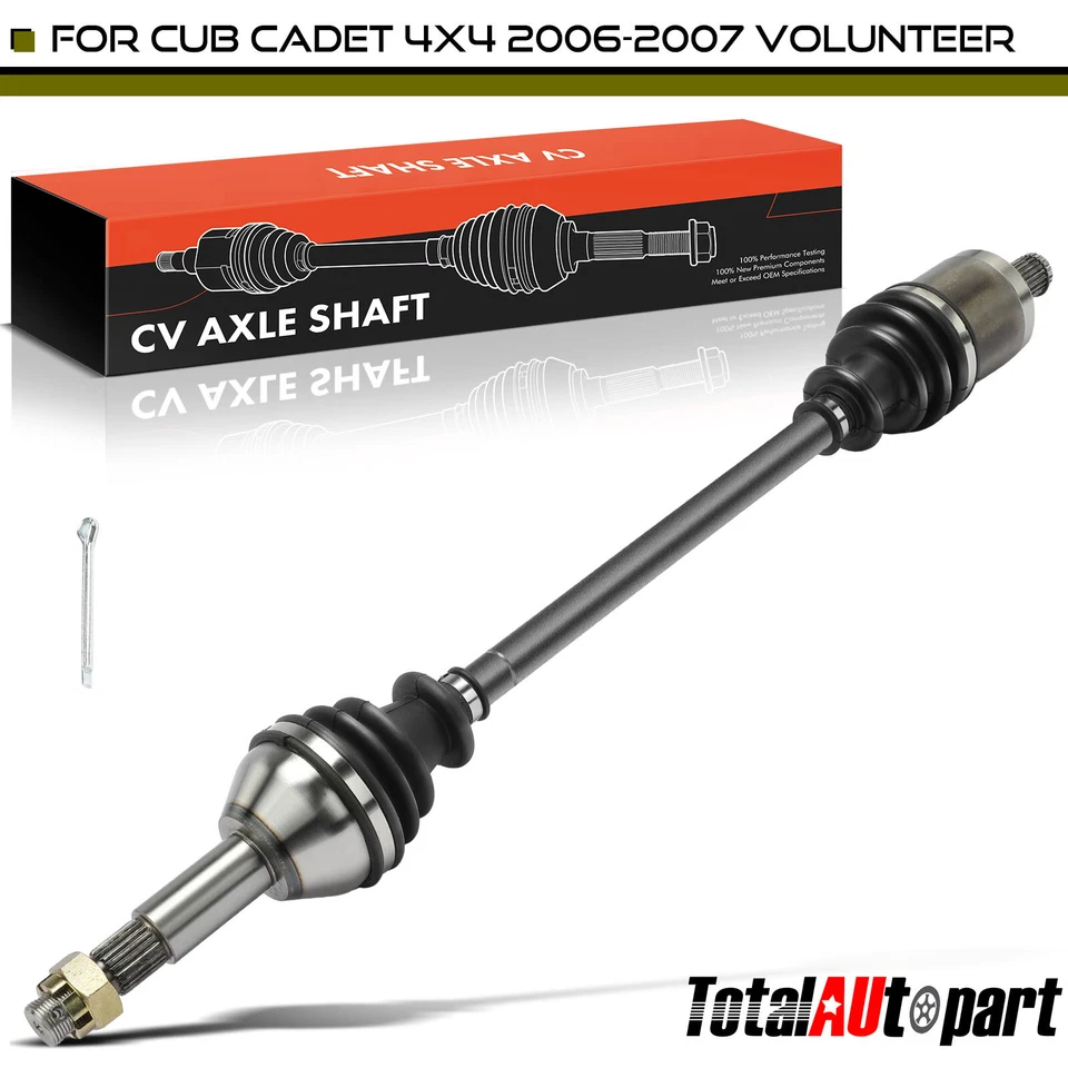Conjunto de eje CV para Cub Cadet Volunteer 2008-2020 4x4 06-07 delantero izquierdo o derecho Foto 1 de 4