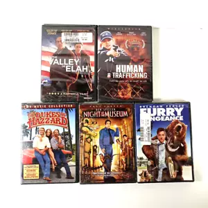 Lot Of 5 Night At Museum Dukes Hazzard Furry Vengeance Human Trafficking Elah - Picture 1 of 5
