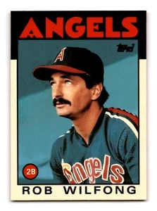 Rob Wilfong 1986 Topps Tiffany #658 Print Run 5,125 California Angels NM-MINT - Picture 1 of 2