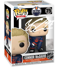 Connor McDavid #75 Facsimile Signed Reprint Funko POP! Hockey NHL Figurine Case
