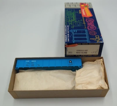 HO Scale Roundhouse 1351 Open Gondola Rock Island RI #449628 Kit NOS - Image 1 of 4