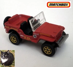 '43 Jeep Willys. MBX F.D. 2013 Matchbox Outdoor 5-Pack. Y2628. Loose. - Picture 1 of 3