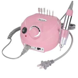 Electronic Nail Drill File Machine Nails Care Manicure Pink - Picture 1 of 8