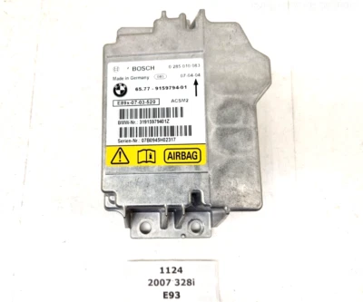 ✅ Unidad de módulo de control OEM BMW E93 M3 AirBag Air Bag SRS ICM Comp ECU Foto 1 de 4