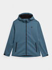 4F Men's Softshell Jacket with Hood Softshell Windproof Waterproof Jacket