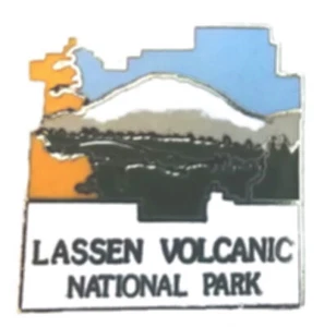National Park Pins Lassen Volcanic National Park Pin Travel Vacation Memento Pin - Picture 1 of 4