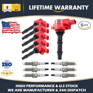 6 Pack UF535 Ignition Coil and Spark Plug fit for Mercedes-Benz C250 GL450 ML350 - Picture 1 of 12