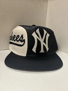 New York Yankees, Sombrero Ajustable Vintage Letra Grande Logo 7, 8/6/24, K - Imagen 1 de 4