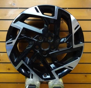 19" KIA SPORTAGE WHEEL RIM FACTORY OEM 74643 2022-2024 MACHINED BLACK - Picture 1 of 10