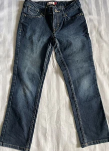 SO Girls Skinny Jeans Size 8 Adjustable Waist Mid Rise - Picture 1 of 5