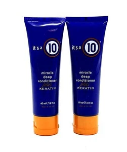 It s a 10 Miracle Deep Conditioner Plus Keratin 2 oz-2 Pack - Picture 1 of 1