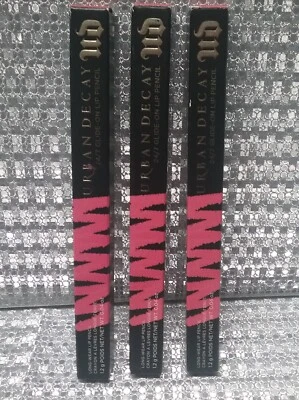 Lot of 3 Urban Decay Streak 24/7 Glide-on Lip Pencil 1.2g/0.4 oz. each New - Image 1 of 3