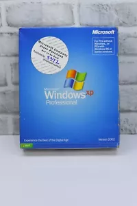 SEALED MICROSOFT WINDOWS XP PROFESSIONAL OPERATING SYSTEM SOFTWARE VERSION 2002 - Picture 1 of 2