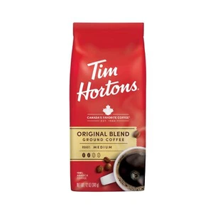 Tim Horton's 100% Arabica Medium Roast Original Blend Ground Coffee 12 Ounce - Bild 1 von 7