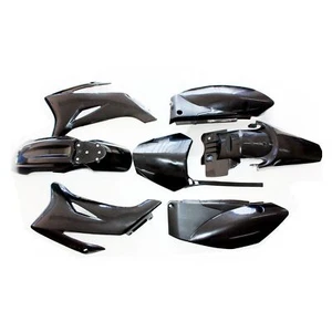 Kit de guardabarros de carenado protector de plástico NEGRO TTR110 140cc 150cc PIT PRO bicicleta de tierra - Imagen 1 de 11