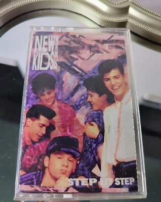 Vintage New Kids on the Block Cassette 1990 Step By Step Columbia - Image 1 of 3
