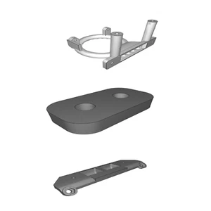 Kühlsystem Dual Lüfterhalterung für AnyCubic Mega S 360 Grad Teilkühlung - Bild 1 von 3