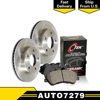 Rotores de disco de freno trasero + pastillas de freno de cerámica 3 piezas para Land Rover Discovery 1999 Foto 1 de 4