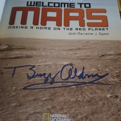 Mars buzz aldrin signed book - Image 1 of 4