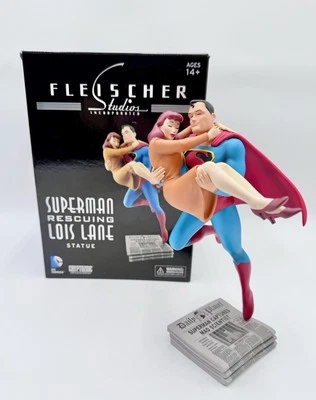 Superman Rescuing Lois Lane Statue DC Fleischer Studios #882/1200 - Image 1 of 4