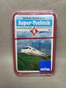 NEU# Quartett Superzüge # 8307 # Berliner Spielkarten #Werbung Hypo Bank # 1989 - Picture 1 of 4