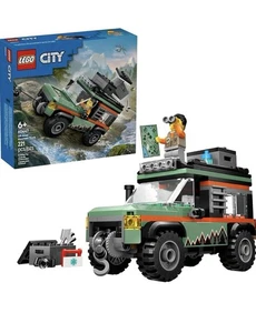 LEGO City Off-Road 4x4 Mountain Truck Toy - Building Toy Set for Kids, Boys a - Picture 1 of 6