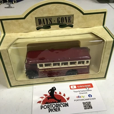 LLEDO DAYS GONE RED 1930s AEC COLCHESTER  TOUR BUS PROMO 1/50 MIB ENGLAND - Image 1 of 3