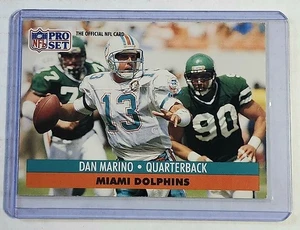 Dan Marino 1991 Pro Set #210 Miami Dolphins NFL Football Trading Card - Picture 1 of 2