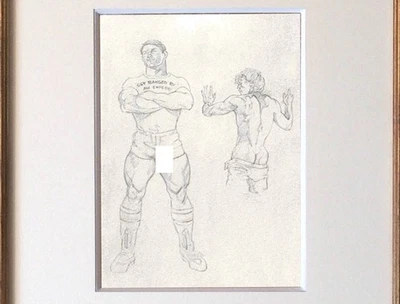 Desnudo Vintage Dibujo Desnudo Arte Americano Erótico Gay Harry Bush Tom Finland Foto 1 de 4