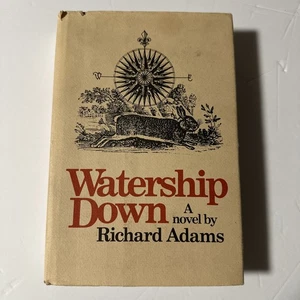 1972 Watership Down Richard Adams American 1st Edition 2nd Printing Hardcover DJ - Bild 1 von 10