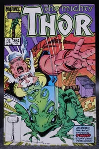 Thor (1966) #364 primera impresión Walt Simonson cubierta y arte primera aplicación completa Throg bien/en muy buen estado - Imagen 1 de 3