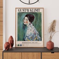 Gustav Klimt Print: Exhibition Poster. Vintage Wall Décor, Famous Painting, Gift