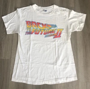 Vintage Back To The Future Part 2 II 1989 T Shirt Tag Large Fits M Movie Promo - Picture 1 of 10
