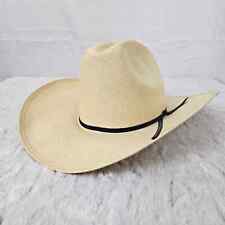 Resistol Straw Quarter Horse Cowboy Hat Size 7 Self Conforming W1163 Q H 60 VTG