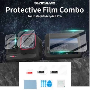 Lens Tempered Film Glass Screen Protector For Insta360 Ace/Ace Pro Action Camera - Picture 1 of 24