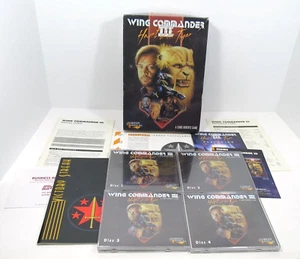 Wing Commander III: Heart of the Tiger PC (1994) Big Box Set Vtg Rare CIB Read! - Picture 1 of 24