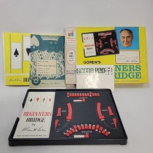 Vintage 1967 Goren's Beginners Bridge ~ Milton Bradley Bridge Card Game Complete - Picture 1 of 17