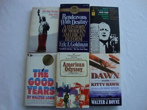 6 AMERICAN HISTORY pb books 1900-1950 paperback KITTY HAWK, DETROIT rare vintage - Imagen 1 de 20