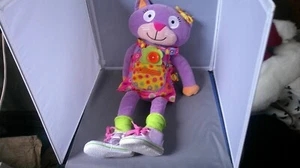 Alex Little Hands Teach Me To Dress Cat Stuffed Animal Plush Zip Buckle Button - Picture 1 of 4