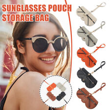 Soft PU Leather Eyeglasses Sunglasses Reading Glasses Case Pouch Storage Bag **
