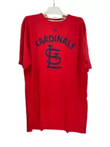 Majestic Men's St. Louis Cardinals Counter Short-Sleeve T-Shirt, Red- Large - Picture 1 of 8