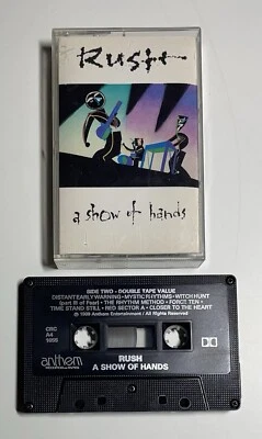 Rush - A Show Of Hands 1989 Cassette Tape Canadian Release  - Image 1 of 4