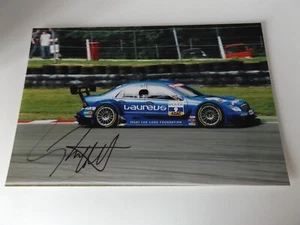 FOTO 7.5" X 5" FIRMADA A MANO POR GARY PAFFETT - DTM MERCEDES - Imagen 1 de 1