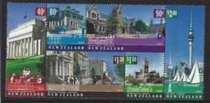 NEUSEELAND 2002 ARCHITEKTURERBE UNMONTIERT POSTFRISCH IM BLOCK - Bild 1 von 1