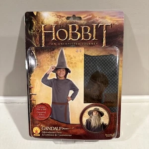 The Hobbit Gandalf Adventurers Suit Kids Medium Halloween Costume Robe Hat NOS - Picture 1 of 1
