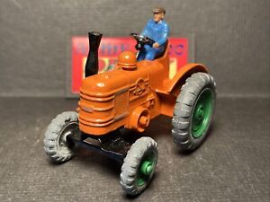1955-64 Dinky Toys - 27N 301 FIELD MARSHAL TRACTOR - Orange (Repainted) - NO BOX
