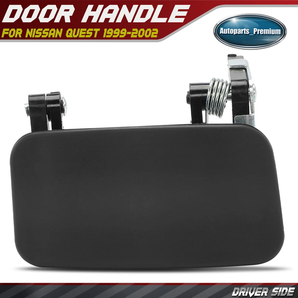 Manija de puerta corredera exterior imprimada negra lateral izquierda para Nissan Quest 1999-2002 Foto 1 de 4